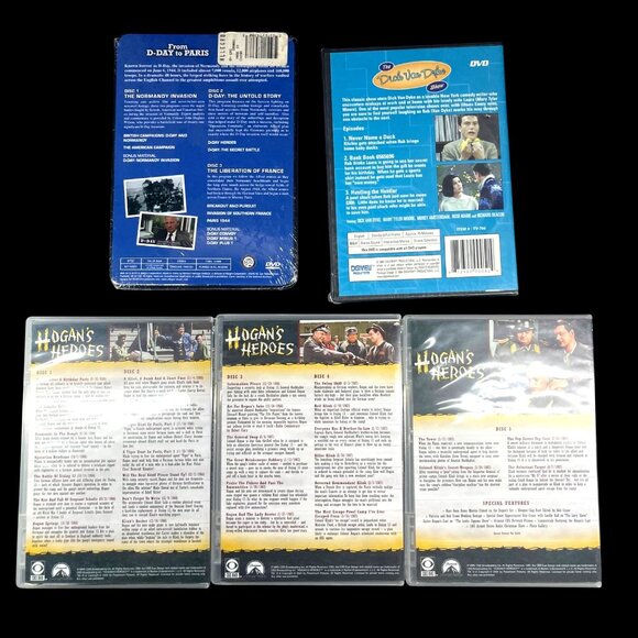 DVDs Bundle From D-Day To Paris DVD Set & Hogans Heroes Season 1-4 Dick Van Dyke - Picture 2 of 2